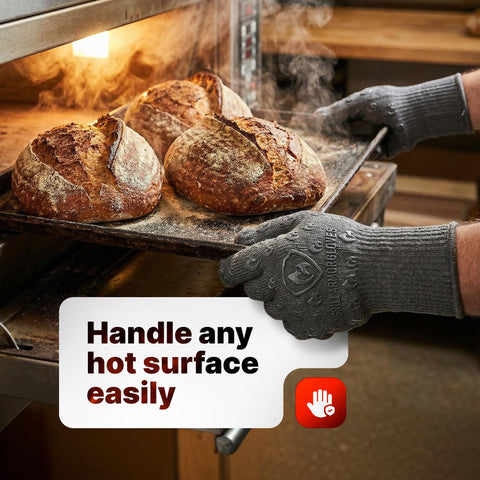 Grill Armor Gloves forro de algodón cómodo y absorbente para manos
