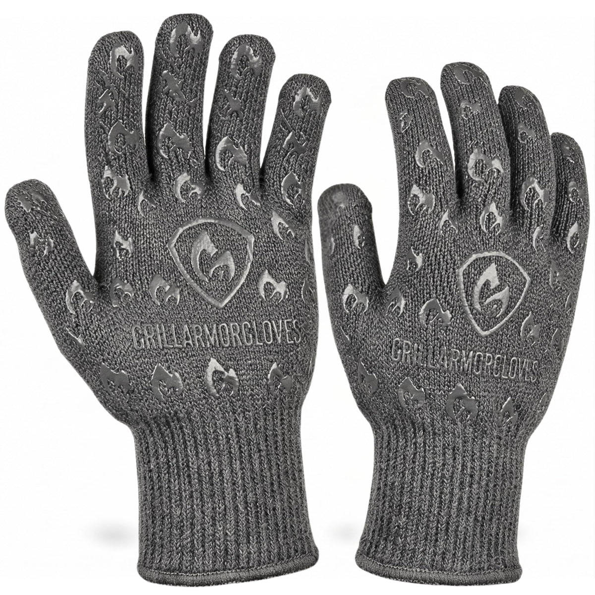 Grill Armor Gloves vista frontal con protección completa y control