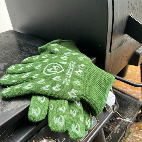 Grill Armor guantes en proceso de limpieza para mantenimiento