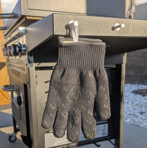 Grill Armor Gloves tras lavado listo para nuevo uso sin rigidez