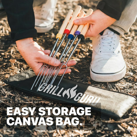Grill Guru funda con cremallera para transporte y almacenamiento seguro en camping