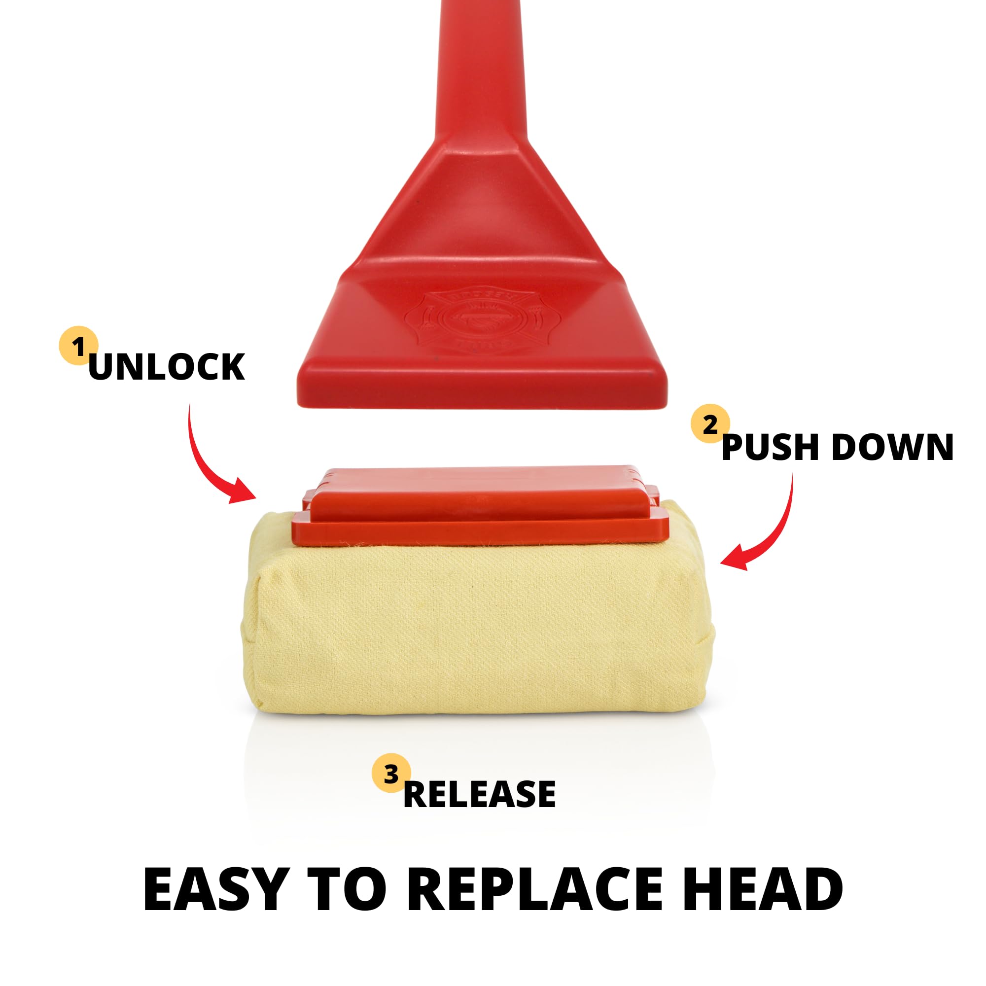 Grill Rescue primer plano de fibra Aramid resistente al calor que ayuda a despegar suciedad