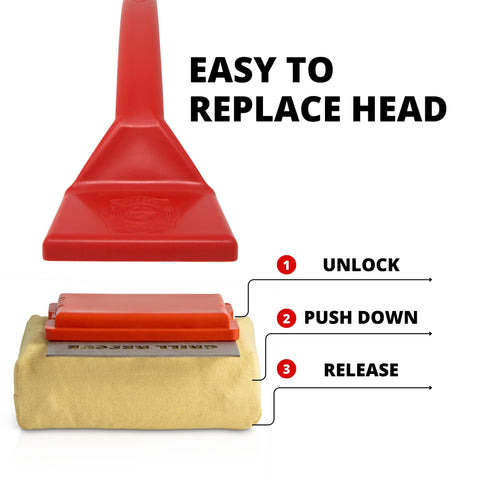 Grill Rescue detalle de la espuma interna que ofrece durabilidad y absorción