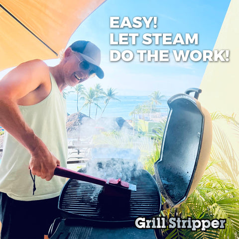 Grill Stripper mango H-Beam con acabado texturizado para agarre
