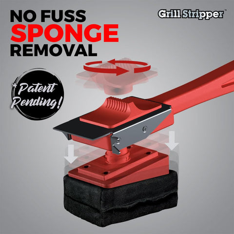 Grill Stripper parrilla con superficie limpia tras uso rápido