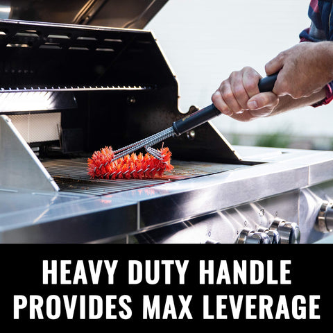 Grillaholics mango ergonómico con agarre cómodo y control seguro