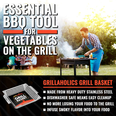 Grillaholics detalle del acero inoxidable resistente para larga duración