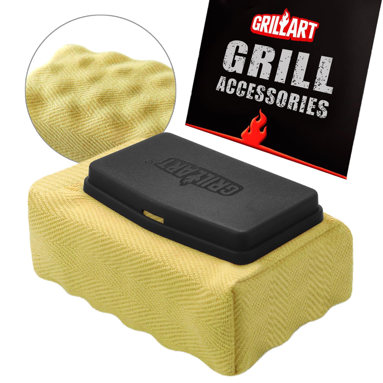 GRILLART cabezal frontal mostrando forma y acabado seguro