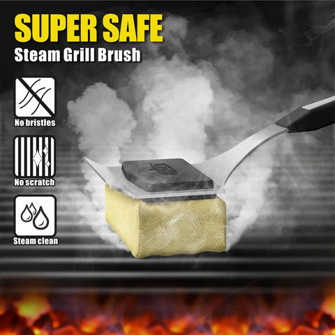 GRILLART cierre tipo clip demostrando montaje firme y seguro