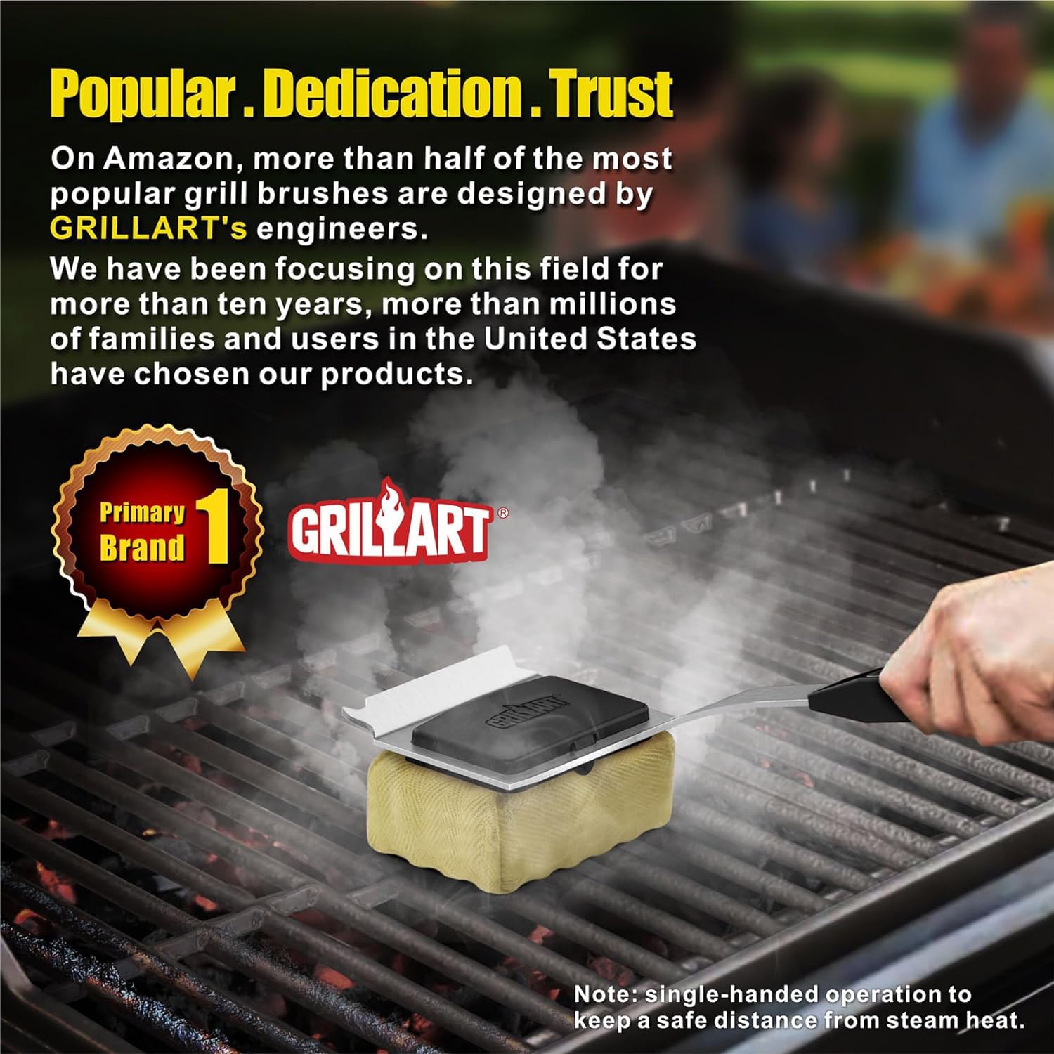 GRILLART empaque y etiqueta que facilitan identificación y reemplazo