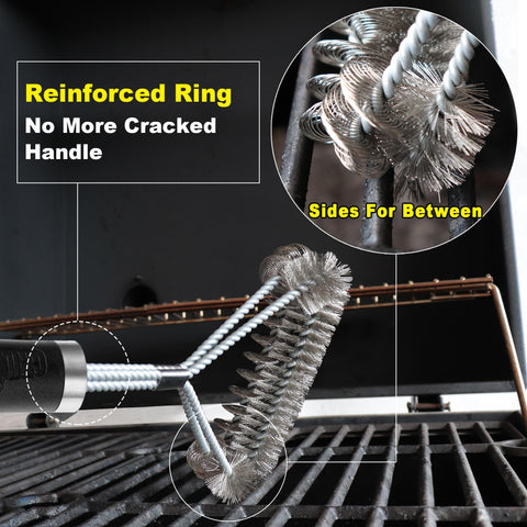 GRILLART mango ergonómico antideslizante para un agarre seguro y cómodo