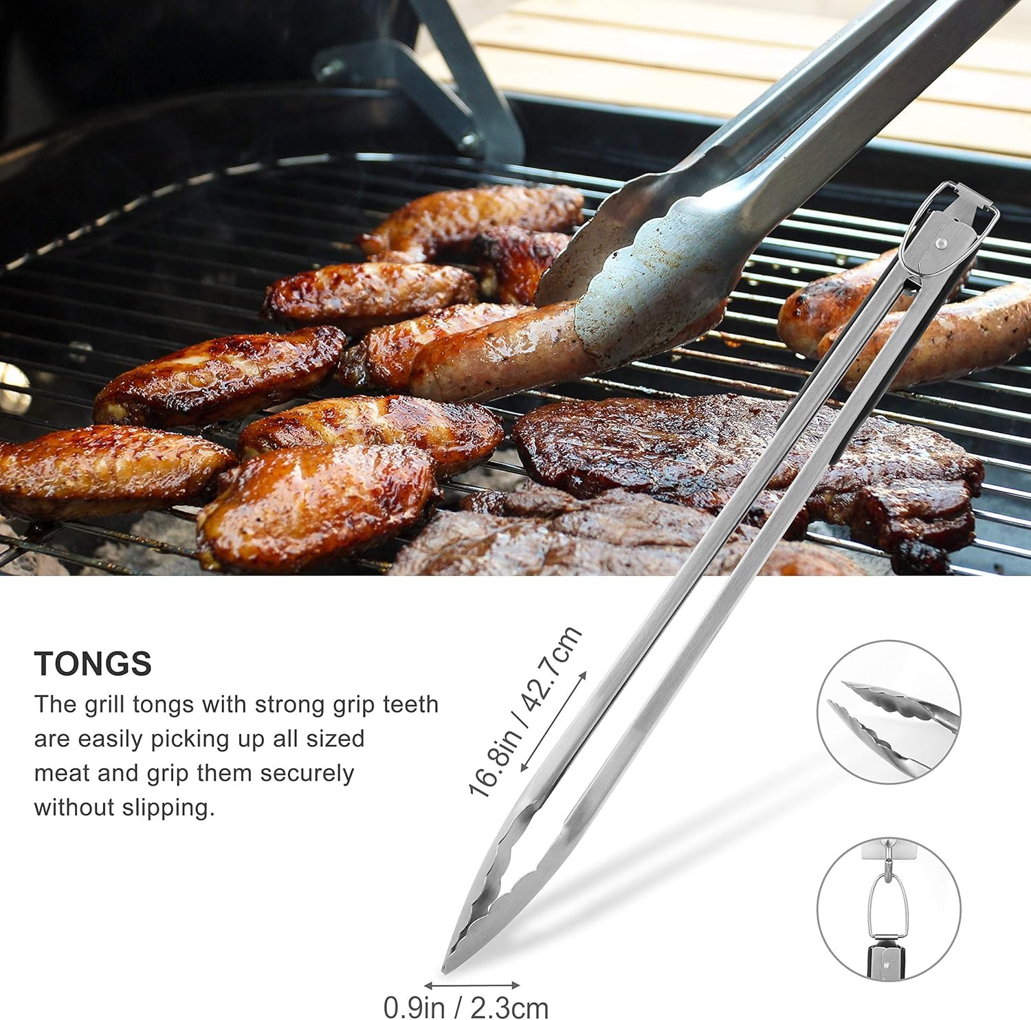 grilljoy brochas y cepillo con cerdas para aplicar salsas y limpiar eficazmente