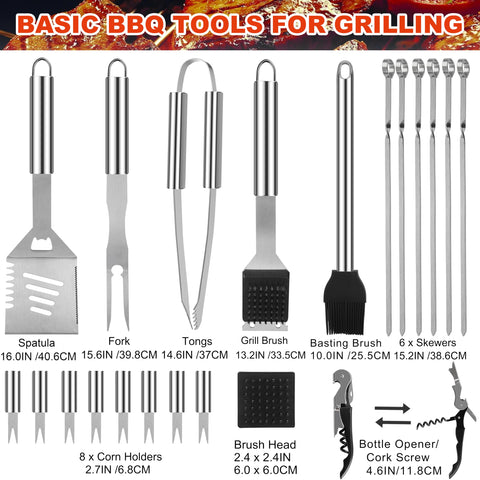 grilljoy espátula y pinzas, manejo preciso y resistente