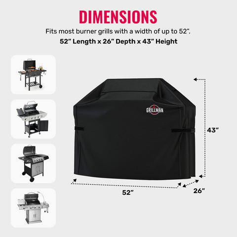 Grillman textura del material impermeable evita filtraciones