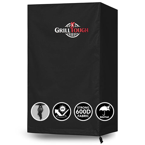 GrillTough funda frontal mostrando protección integral contra clima