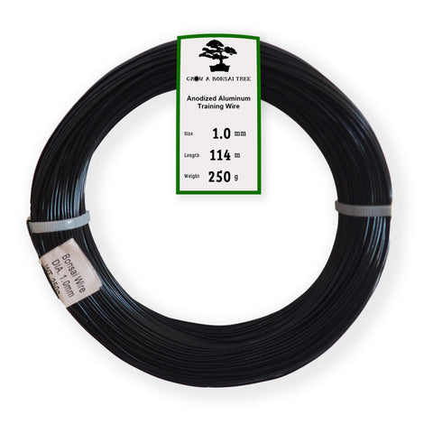 Grow A Bonsai Tree rollo frontal mostrando alambre negro, beneficio: gran cantidad útil