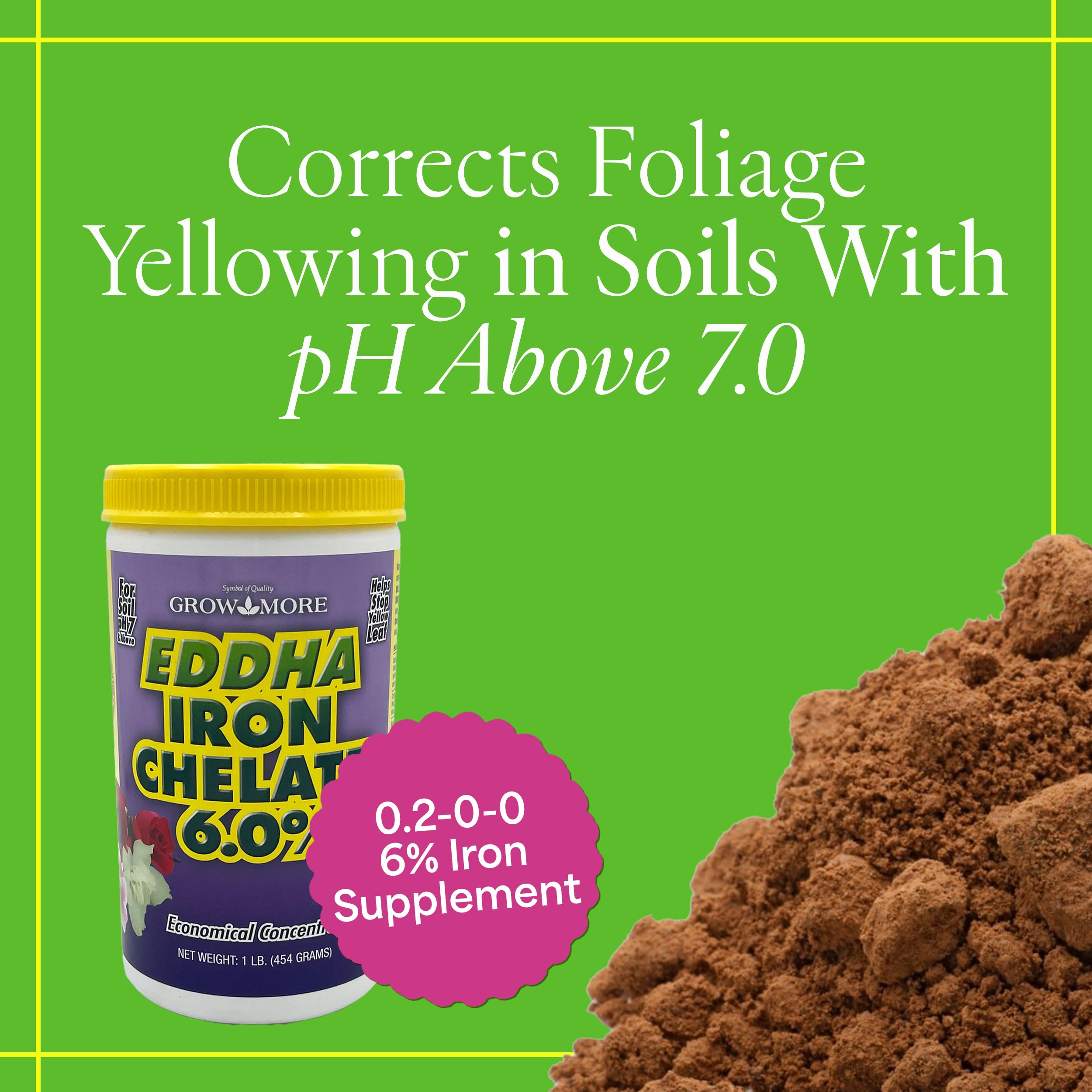 Grow More primer plano del polvo soluble que facilita mezcla rápida