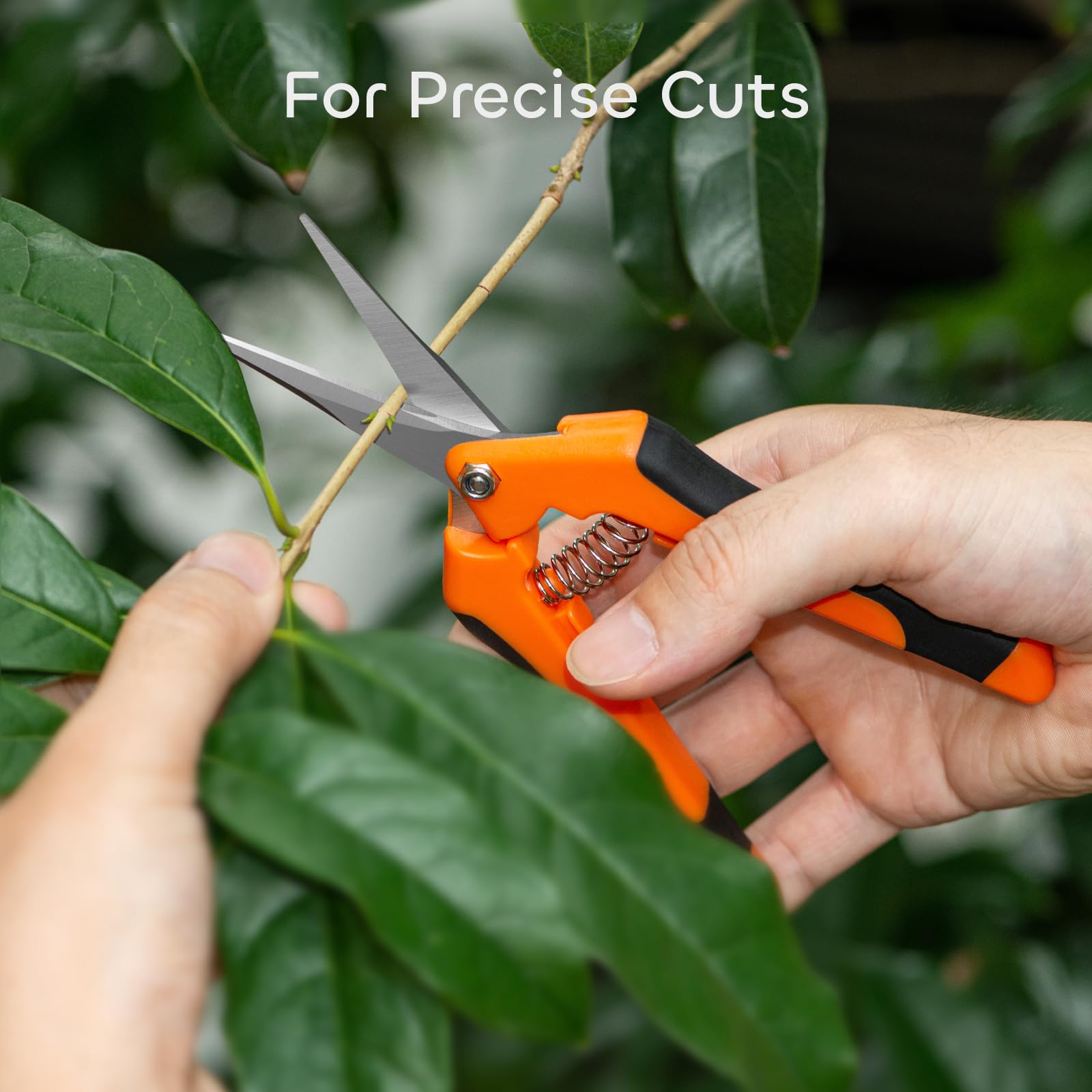 GROWNEER primer plano de cuchillas de acero inoxidable para cortes precisos