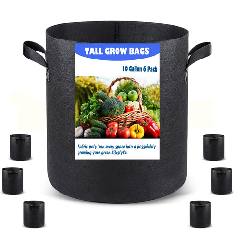 Growpropel paquete frontal de seis bolsas mostrando organización y ahorro
