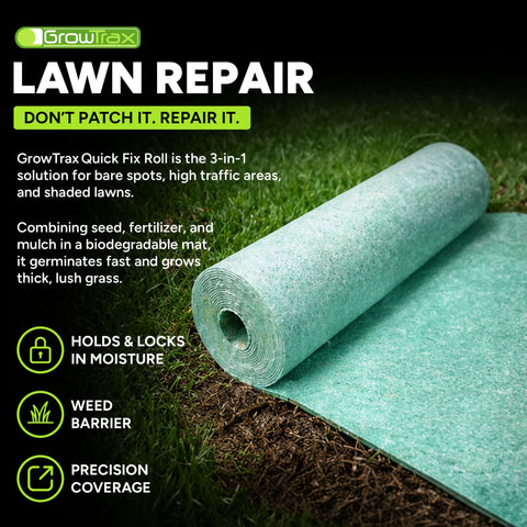 Growtrax detalle de la textura del tejido biodegradable que protege semillas