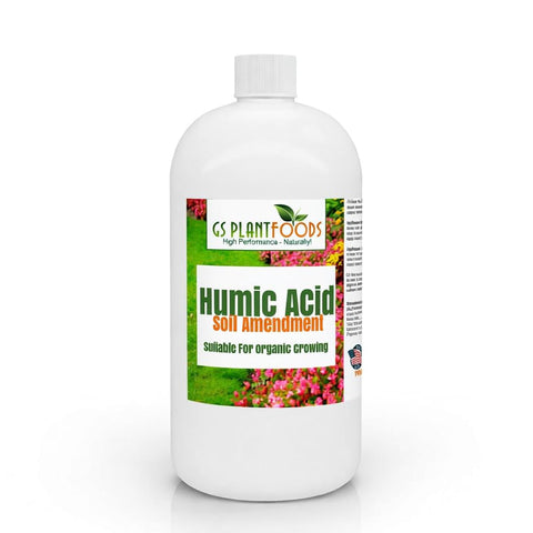 GS Plant Foods botella frontal 32 oz muestra presentación y uso práctico