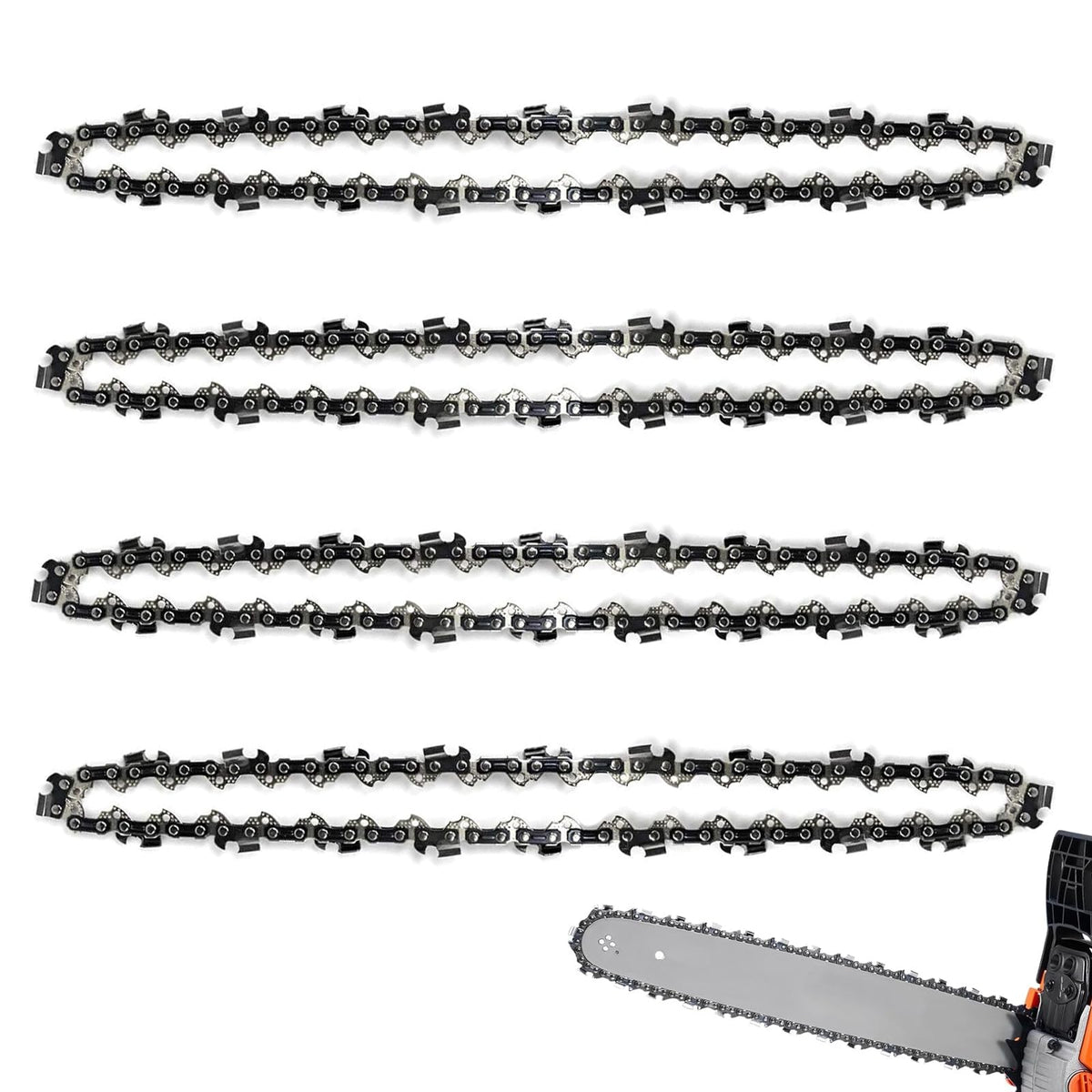 GSSHBR paquete frontal 4 cadenas muestra compatibilidad y ahorro