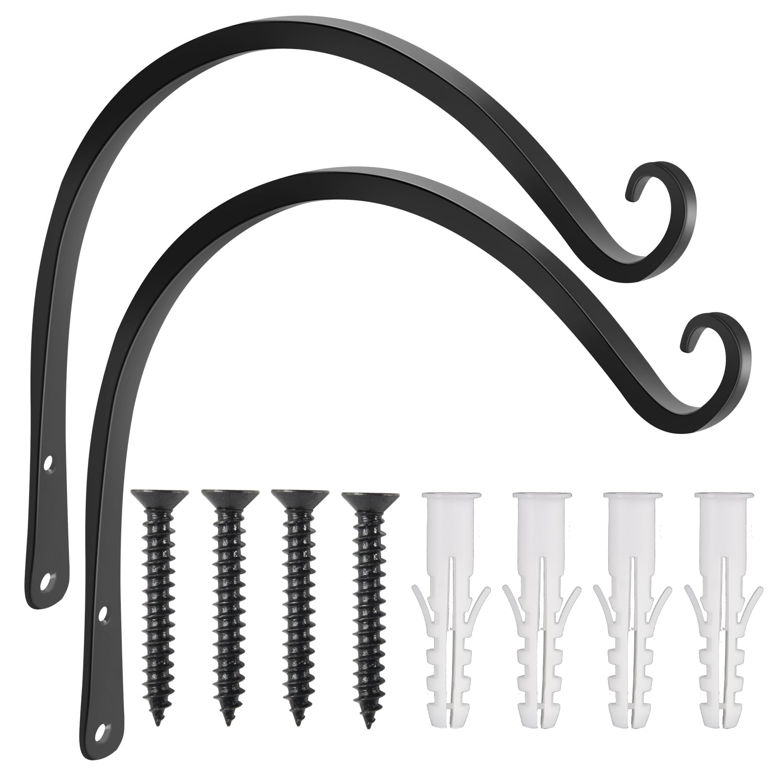 Gtongoko soporte de pared frontal mostrando la forma y gancho resistente