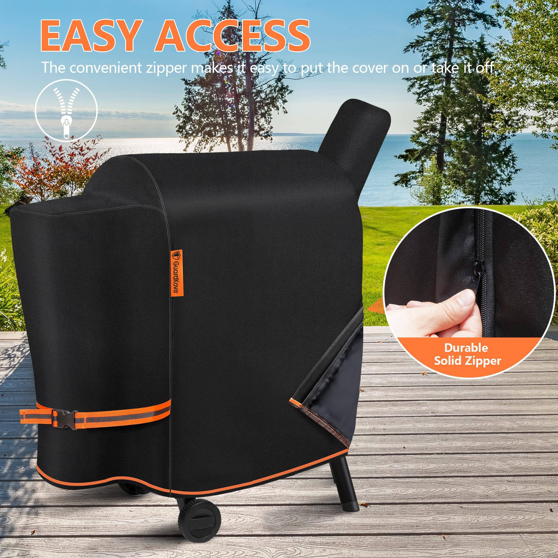GuardKove detalle del forro PVC interior, evita filtraciones de agua