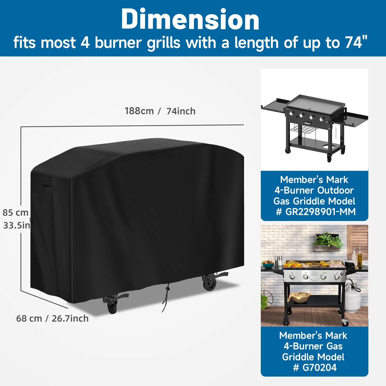Guisong primer plano material Oxford 420D resistente a la intemperie