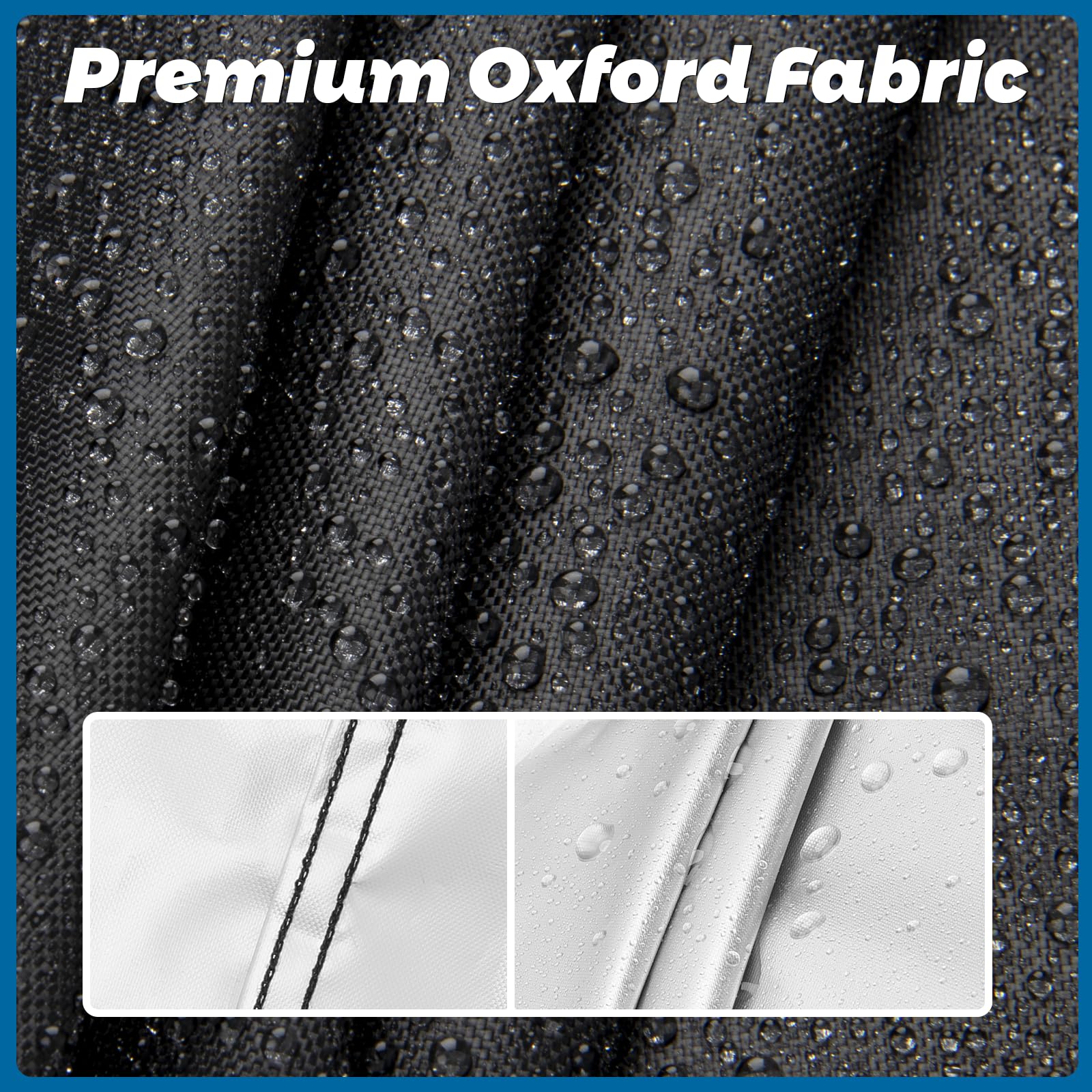 Guisong primer plano del tejido 420D Oxford mostrando durabilidad y resistencia