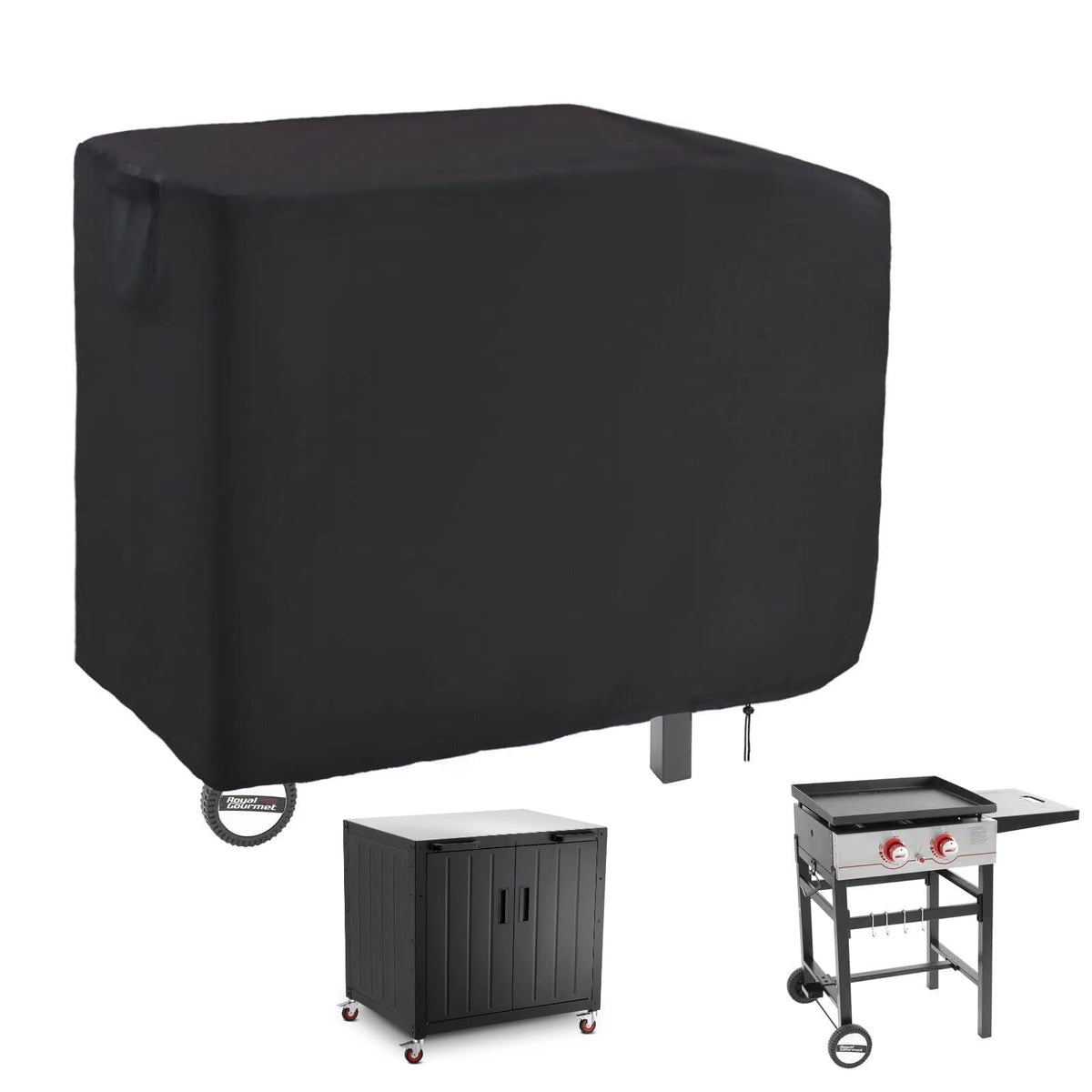 Guisong funda frontal en parrilla plana, protección exterior contra polvo
