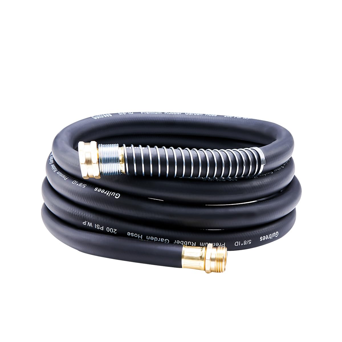 Guitrees manguera frontal mostrando cuerpo robusto y longitud compacta