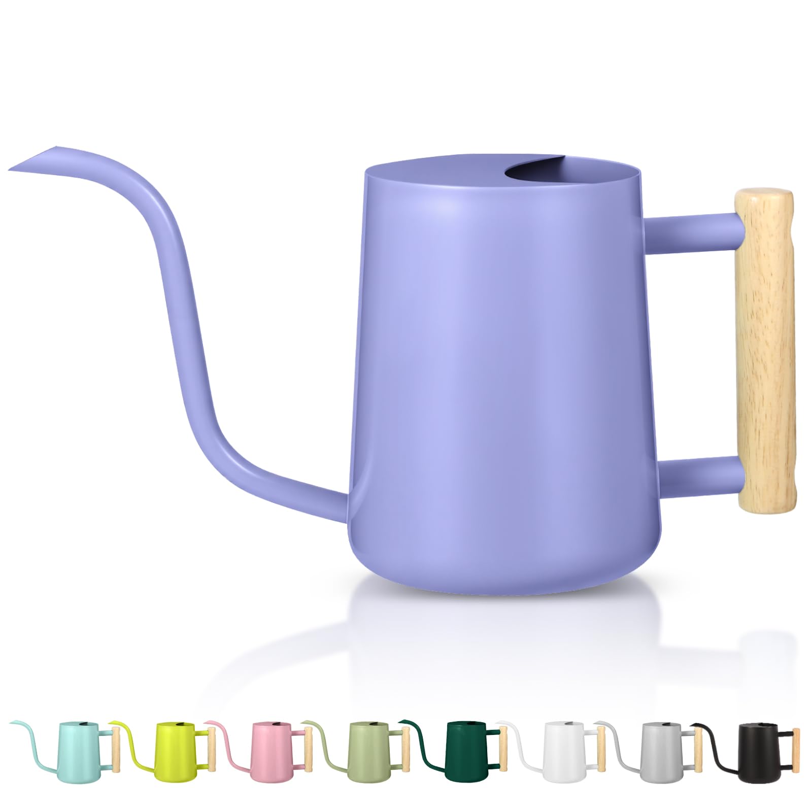 GUKJOB regadera frontal púrpura mostrando forma moderna y beneficio decorativo