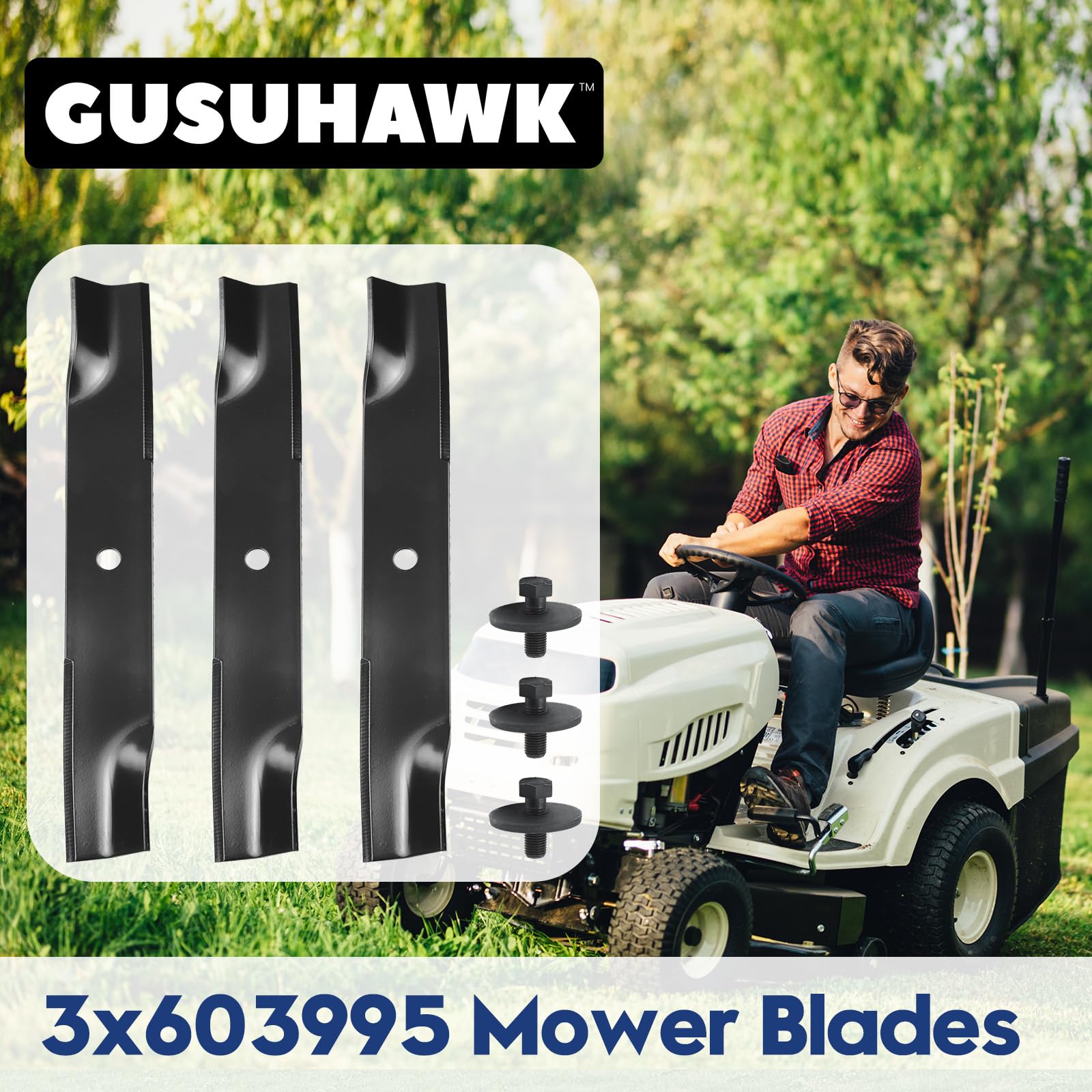 GUSUHAWK detalle del borde afilado que garantiza corte limpio inmediato