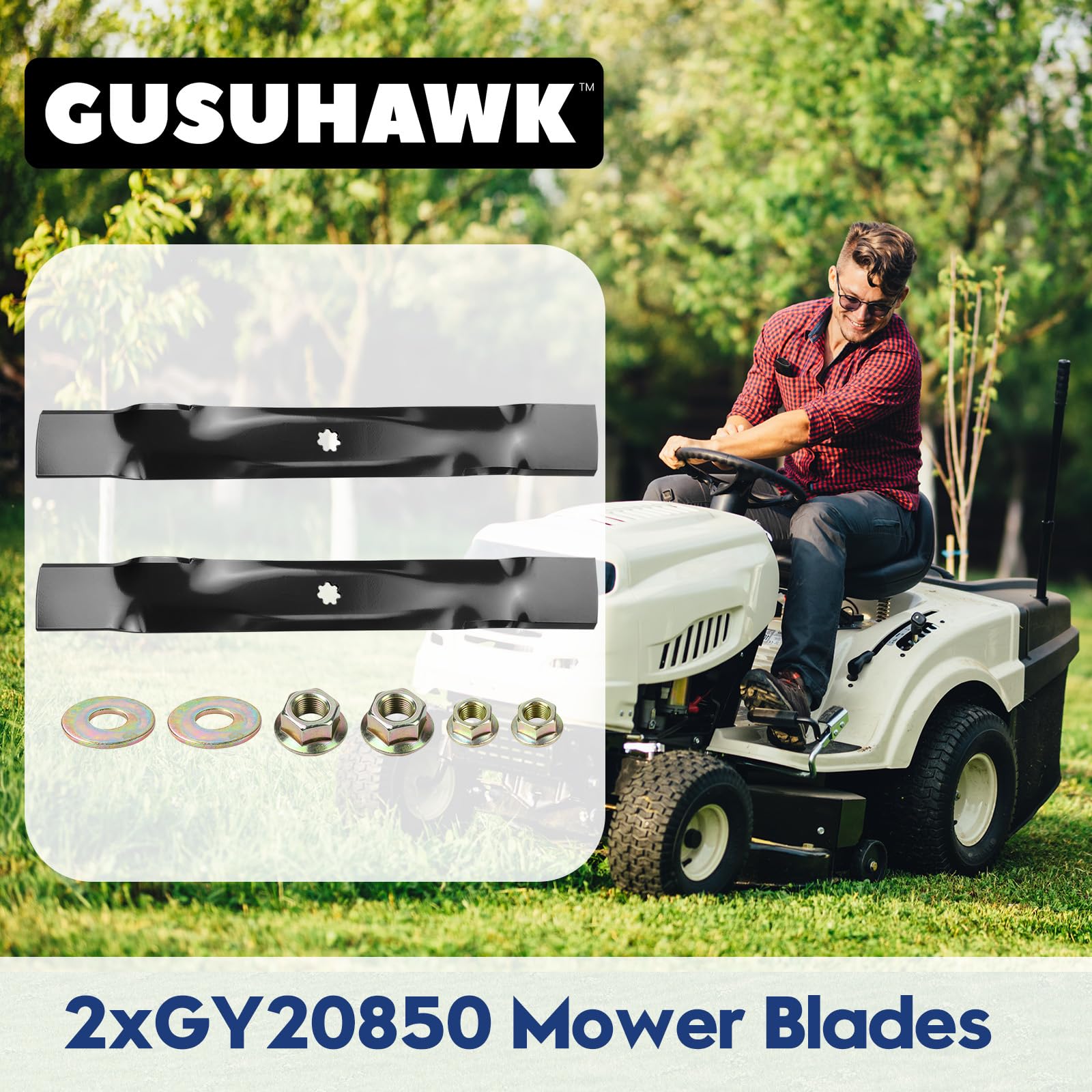 GUSUHAWK perfil curvo de la cuchilla que mejora triturado y flujo