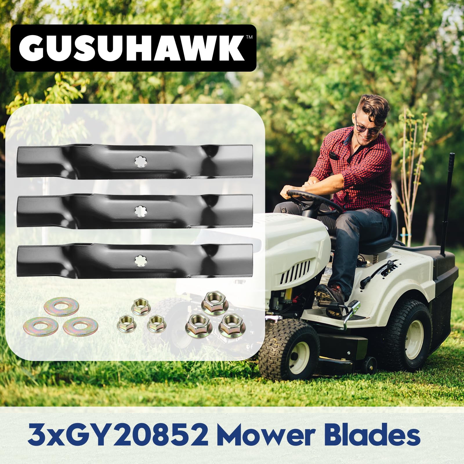 GUSUHAWK primer plano del borde afilado mostrando corte preciso