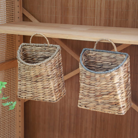 GYASVWU varias cestas en pared crean organización vertical armónica