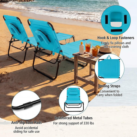 GYMAX almohada desmontable lavable para higiene y confort