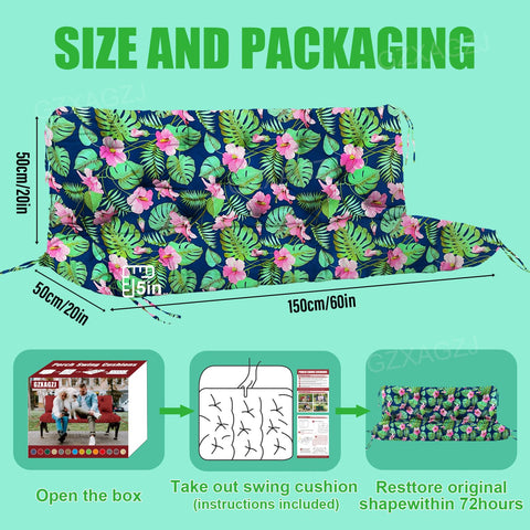 GZXAGZJ comparación que muestra grosor de 5 pulgadas y soporte adicional