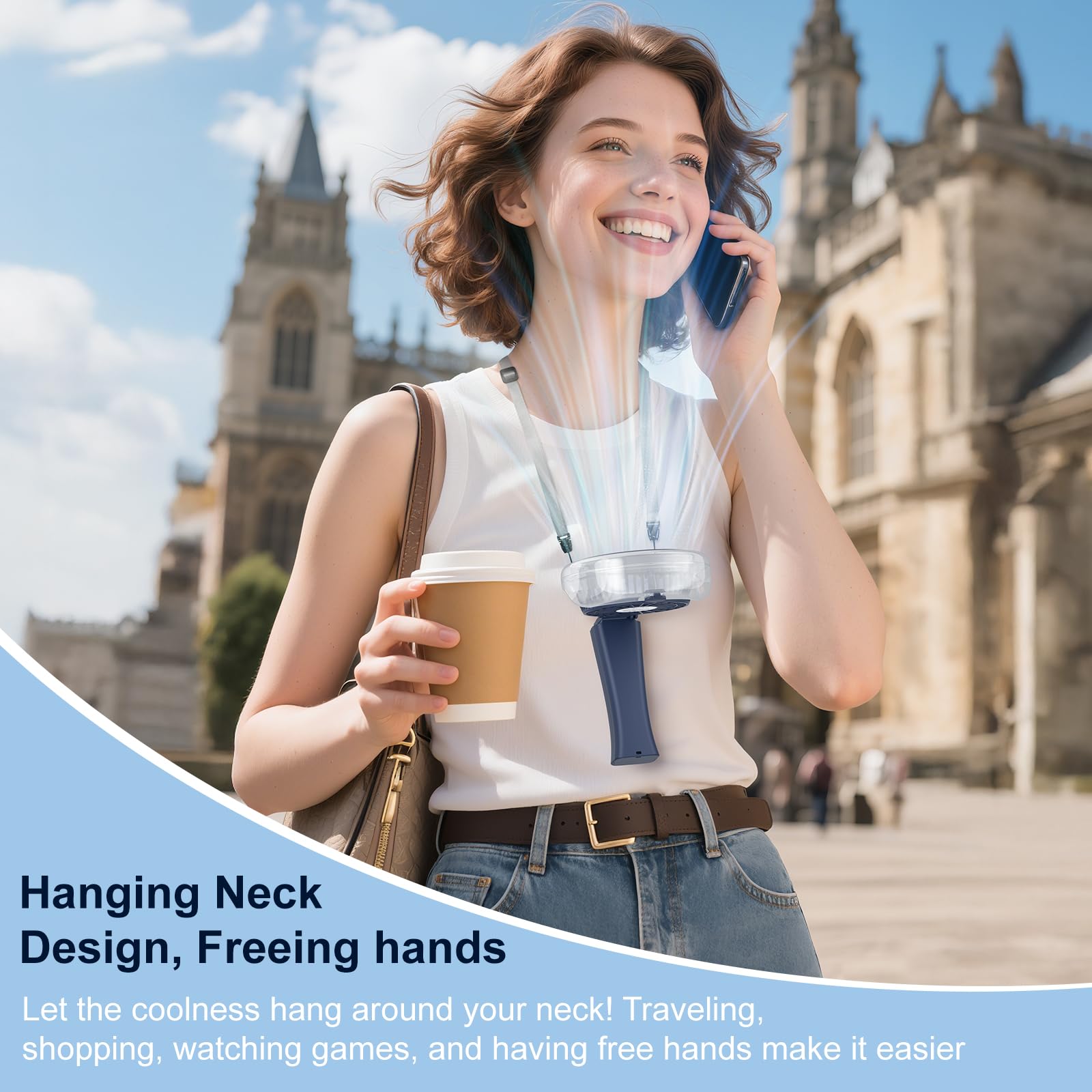 HandFan depósito abierto 50 ml destacando capacidad y llenado sencillo