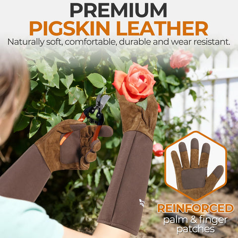 HANDLANDY primer plano cuero QUALIHIDE refuerzos durable