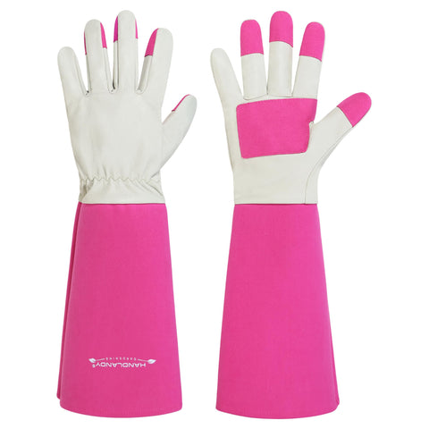 HANDLANDY vista frontal del empaque mostrando guantes resistentes