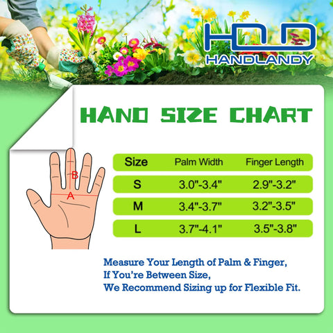 HANDLANDY guantes sobre mesa de jardín ilustrando uso real y estilo