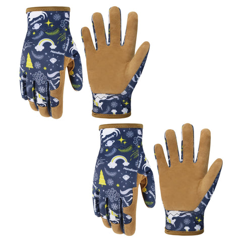 HANDLANDY guantes frontal mostrando diseño azul y protección