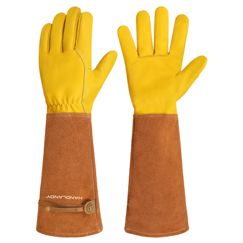 HANDLANDY guantes frontal mostrando ajuste y protección