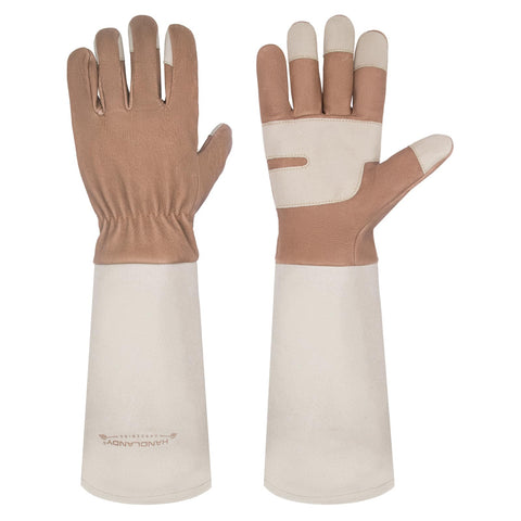 HANDLANDY guantes primeros planos palma reforzada para protección durable