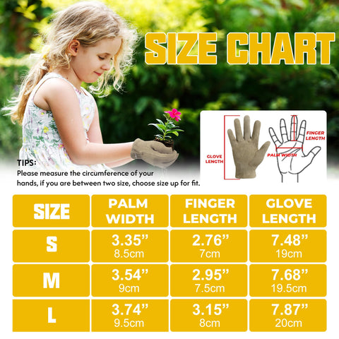 HANDLANDY guantes en uso para plantar y rastrillar con protección