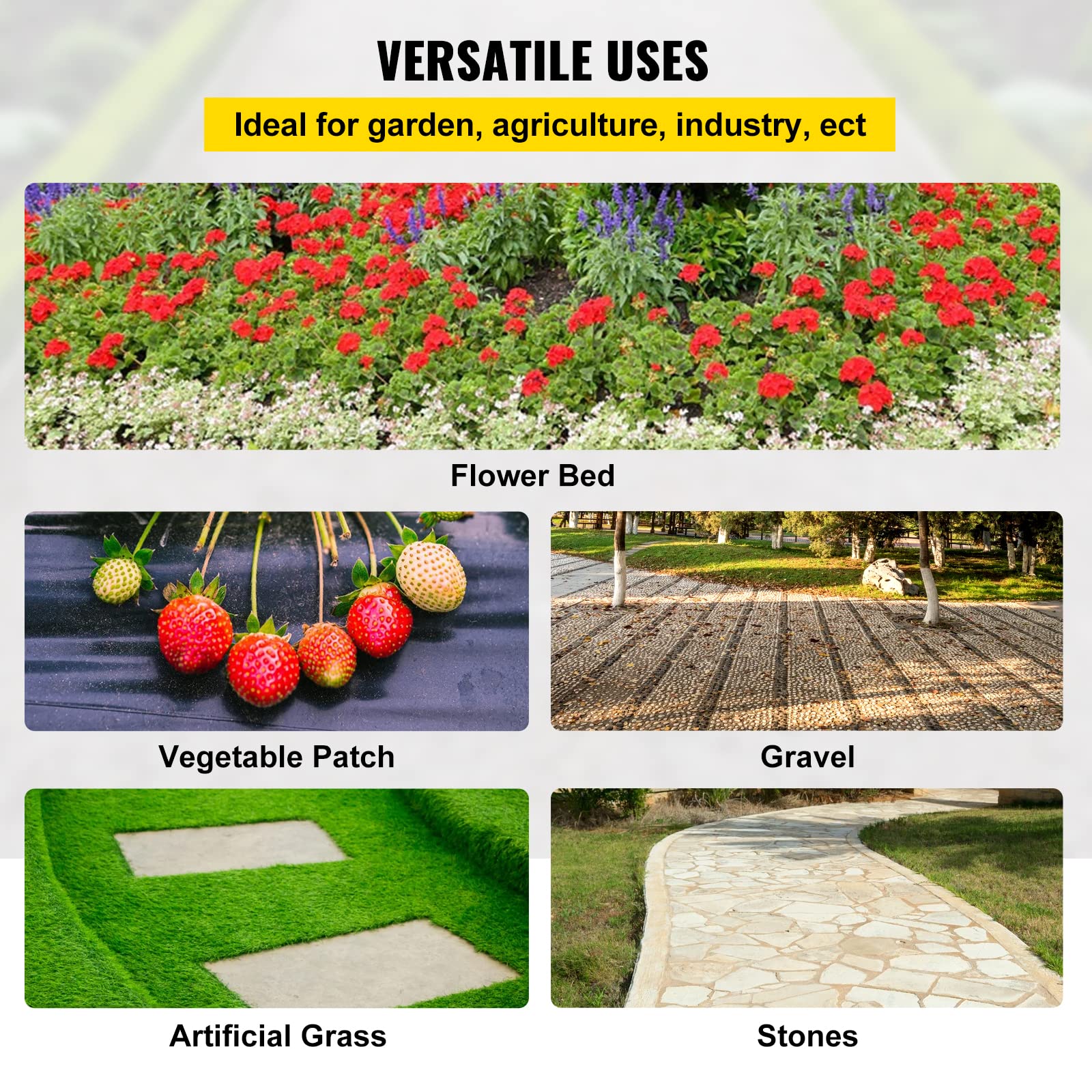 happybuy líneas verdes impresas para alineación precisa de plantas