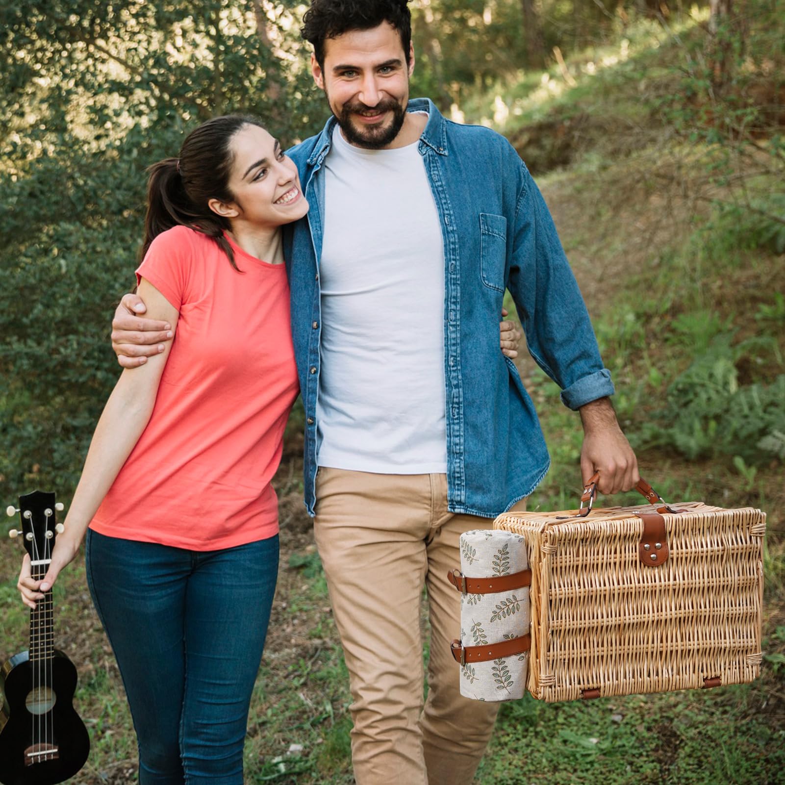 HappyPicnic abridor multifunción y salero pimentero en primer plano útil