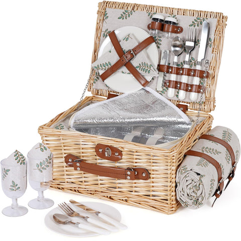 HappyPicnic cesta frontal con kit completo ideal para salidas